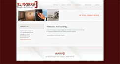 Desktop Screenshot of burgesssales.com